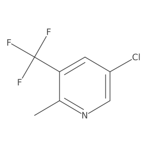 5-Chloro-2-methyl-3-(trifluoromethyl)pyridine结构式