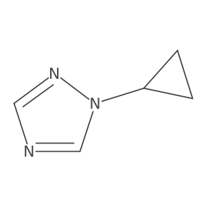 1-Cyclopropyl-1H-1,2,4-triazole Structure