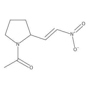 1-(2-(2-Nitrovinyl)pyrrolidin-1-yl)ethanone Structure