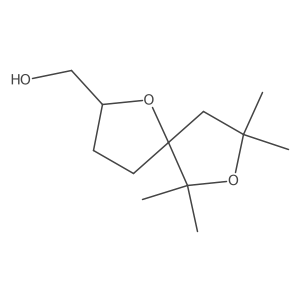 {6,6,8,8-Tetramethyl-1,7-dioxaspiro[4.4]nonan-2-yl}methanol Structure