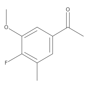 1-(4-Fluoro-3-methoxy-5-methylphenyl)ethanone Structure