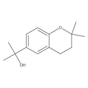 2-(2,2-dimethyl-3,4-dihydro-2H-1-benzopyran-6-yl)propan-2-ol结构式