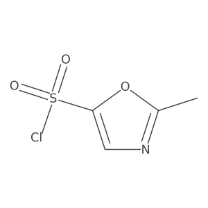 2-Methyl-1,3-oxazole-5-sulfonyl chloride结构式