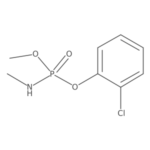 O=P(NC)(OC)O-2-CL Phenyl结构式