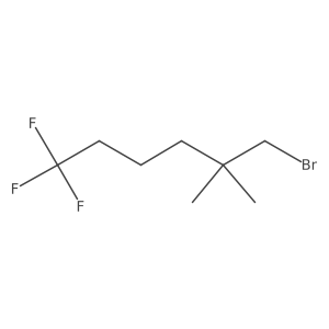 6-Bromo-1,1,1-trifluoro-5,5-dimethylhexane Structure