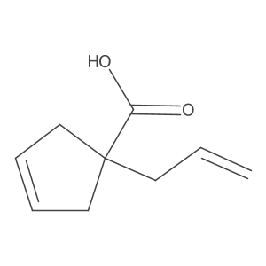 1-Allylcyclopent-3-ene-1-carboxylic acid Structure