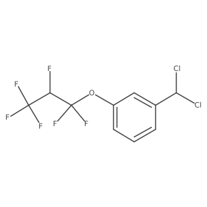 1-(Dichloromethyl)-4-(1,1,2,3,3,3-hexafluoropropoxy)benzene Structure
