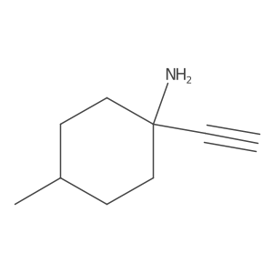 1-Ethynyl-4-methylcyclohexan-1-amine Structure