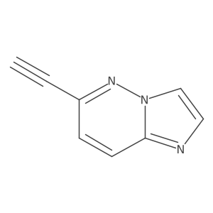 6-Ethynylimidazo[1,2-b]pyridazine结构式