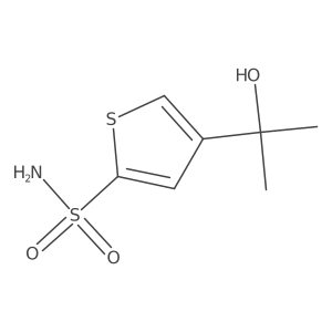 4-(2-Hydroxypropan-2-yl)thiophene-2-sulfonamide Structure