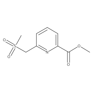 Methyl 6-((methylsulfonyl)methyl)picolinate Structure