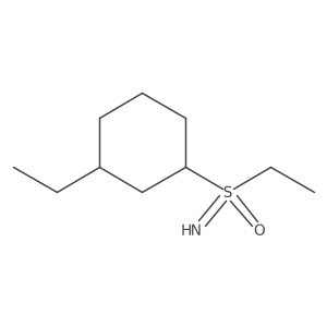 Ethyl(3-ethylcyclohexyl)imino-lambda6-sulfanone结构式