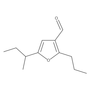 5-(Butan-2-yl)-2-propylfuran-3-carbaldehyde Structure