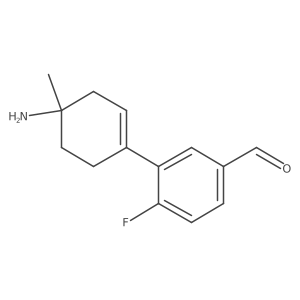 3-(4-Amino-4-methylcyclohex-1-en-1-yl)-4-fluorobenzaldehyde结构式
