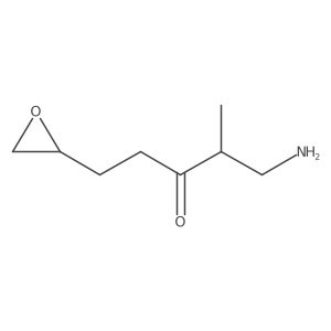 1-Amino-2-methyl-5-(oxiran-2-yl)pentan-3-one结构式