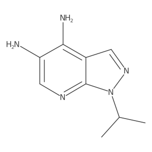 1-(propan-2-yl)-1H-pyrazolo[3,4-b]pyridine-4,5-diamine Structure
