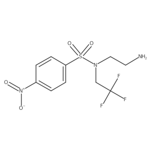 N-(2-aminoethyl)-4-nitro-N-(2,2,2-trifluoroethyl)benzene-1-sulfonamide Structure