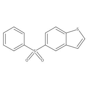 5-(Phenylsulfonyl)benzo[b]thiophene结构式
