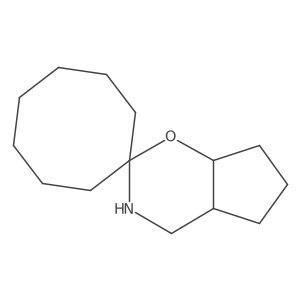 Hexahydro-3'h-spiro[cyclooctane-1,2'-cyclopenta[e][1,3]oxazine]结构式