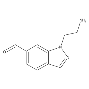 1-(2-aminoethyl)-1H-indazole-6-carbaldehyde Structure