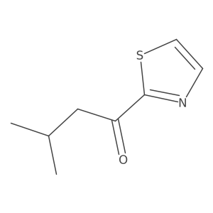 3-Methyl-1-(1,3-thiazol-2-yl)butan-1-one结构式