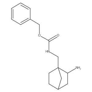 benzyl N-({2-aminobicyclo[2.2.1]heptan-1-yl}methyl)carbamate结构式