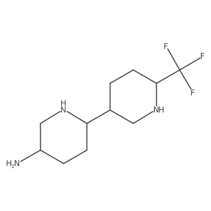 6-[6-(Trifluoromethyl)piperidin-3-yl]piperidin-3-amine Structure