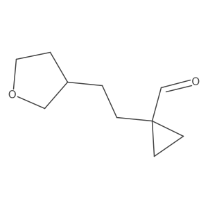 1-[2-(Oxolan-3-yl)ethyl]cyclopropane-1-carbaldehyde结构式