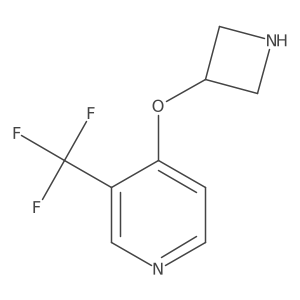 4-(Azetidin-3-yloxy)-3-(trifluoromethyl)pyridine Structure