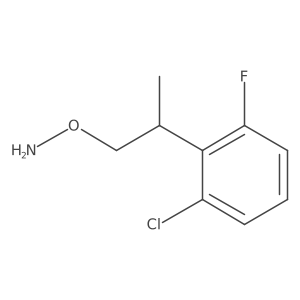 O-[2-(2-chloro-6-fluorophenyl)propyl]hydroxylamine Structure