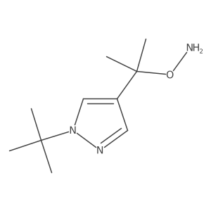O-[2-(1-tert-butyl-1H-pyrazol-4-yl)propan-2-yl]hydroxylamine Structure
