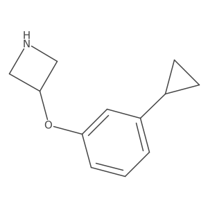 3-(3-Cyclopropylphenoxy)azetidine Structure