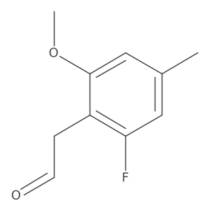 2-(2-Fluoro-6-methoxy-4-methylphenyl)acetaldehyde结构式
