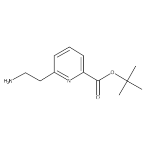 Tert-butyl 6-(2-aminoethyl)pyridine-2-carboxylate Structure