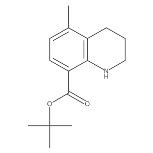 Tert-butyl 5-methyl-1,2,3,4-tetrahydroquinoline-8-carboxylate Structure