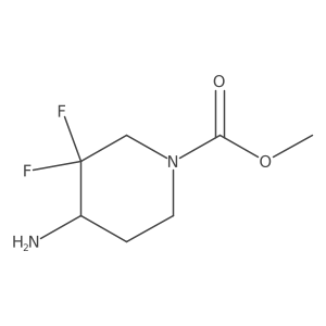 Methyl 4-amino-3,3-difluoropiperidine-1-carboxylate Structure