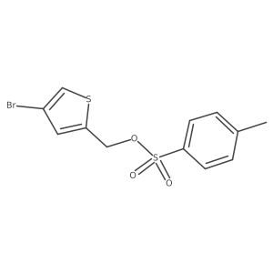 (4-Bromothiophen-2-yl)methyl 4-methylbenzene-1-sulfonate结构式