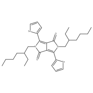 2,5-Bis(2-ethylhexyl)-3,6-di(selenophen-2-yl)-2,5-dihydropyrrolo[3,4-c]pyrrole-1,4-dione Structure