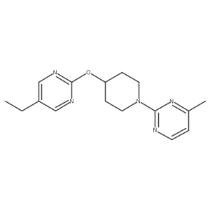 2-[4-(5-Ethylpyrimidin-2-yl)oxypiperidin-1-yl]-4-methylpyrimidine Structure