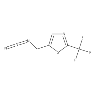 5-(Azidomethyl)-2-(trifluoromethyl)-1,3-thiazole Structure