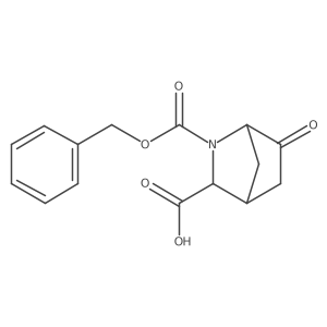 rac-(1R,3R,4S)-2-[(benzyloxy)carbonyl]-6-oxo-2-azabicyclo[2.2.1]heptane-3-carboxylic acid结构式