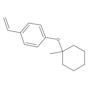 1-((1-Methylcyclohexyl)oxy)-4-vinylbenzene Structure
