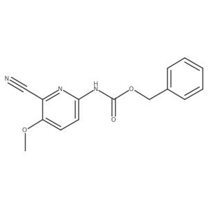 benzyl N-(6-cyano-5-methoxypyridin-2-yl)carbamate Structure