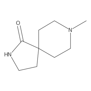 8-Methyl-2,8-diazaspiro[4.5]decan-1-one Structure