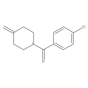 (4-Chlorophenyl)(4-methylene-1-piperidinyl)methanone Structure
