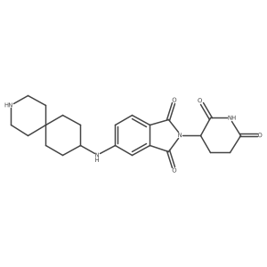5-({3-azaspiro[5.5]undecan-9-yl}amino)-2-(2,6-dioxopiperidin-3-yl)-2,3-dihydro-1H-isoindole-1,3-dione结构式