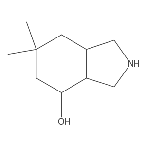 6,6-dimethyl-octahydro-1H-isoindol-4-ol Structure