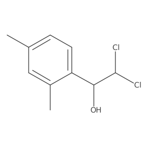 2,2-Dichloro-1-(2,4-dimethylphenyl)ethanol结构式