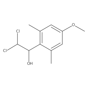 2,2-Dichloro-1-(4-methoxy-2,6-dimethylphenyl)ethanol结构式