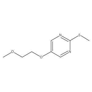 5-(2-Methoxyethoxy)-2-methylsulfanylpyrimidine Structure